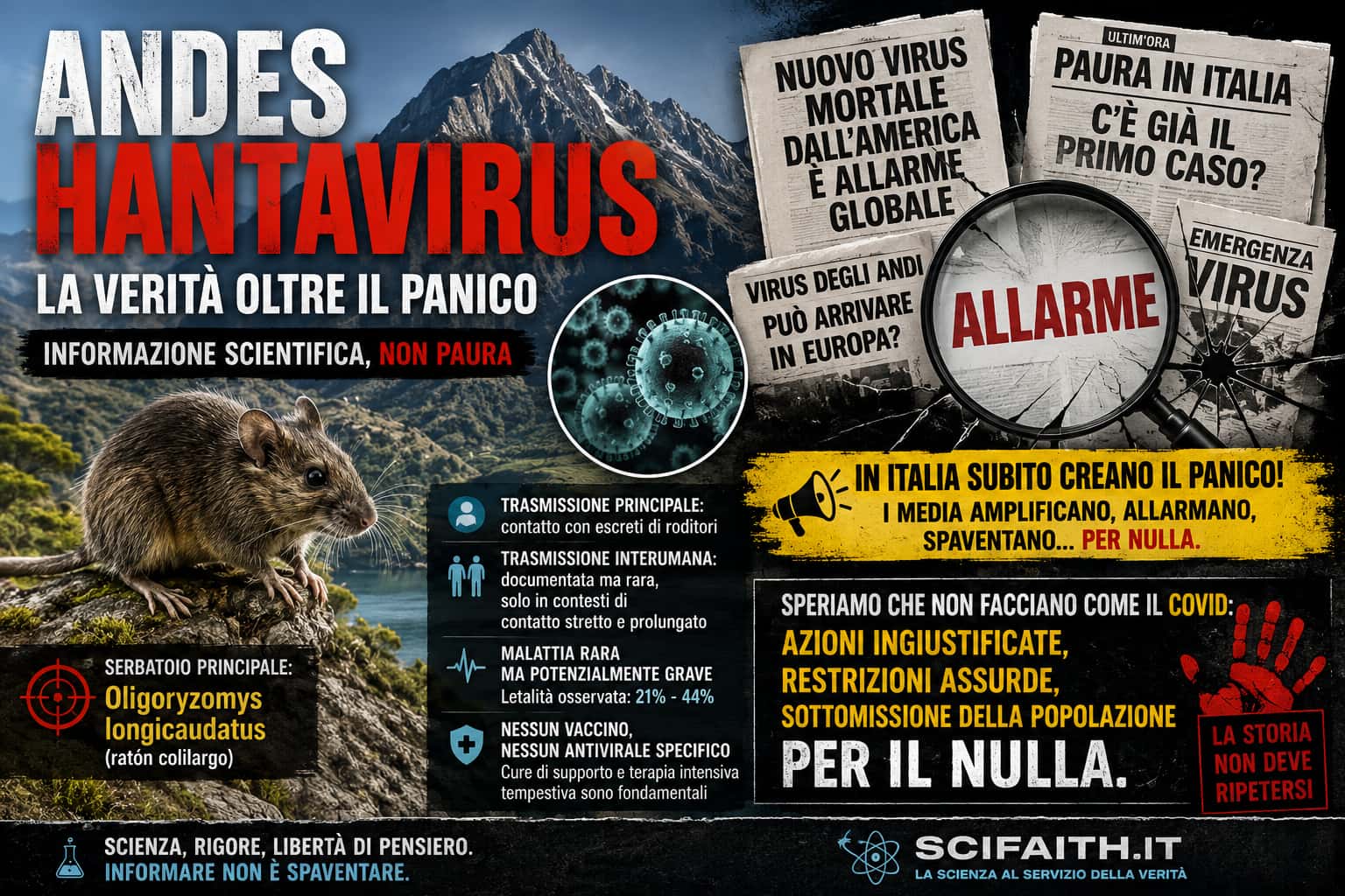 Andes Hantavirus — Tra realtà scientifica e allarmismo mediatico
