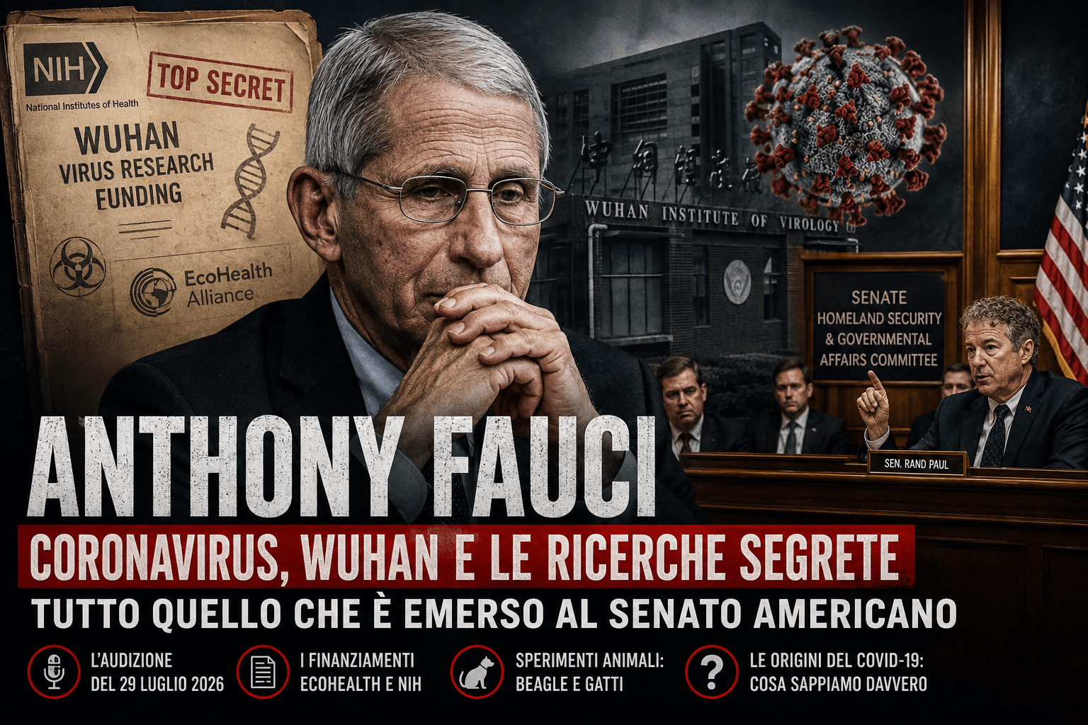 Anthony Fauci, Wuhan e le ricerche sui coronavirus: cosa sta emergendo dalle indagini del Congresso americano