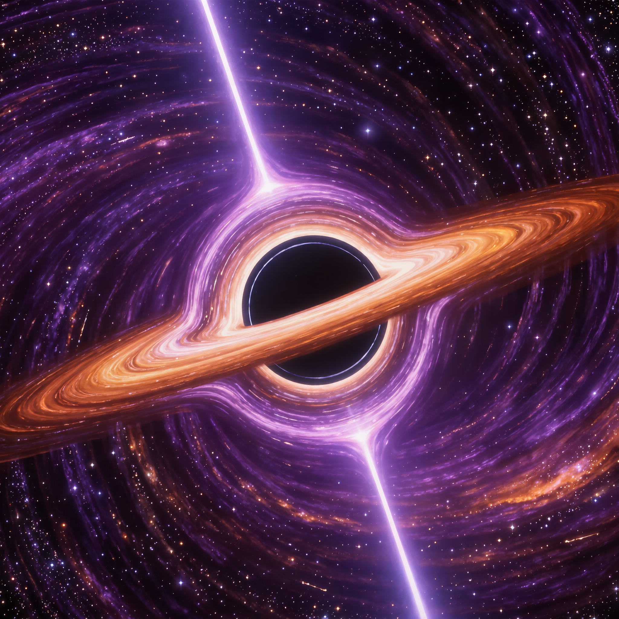 Buco nero supermassiccio con venti potenti