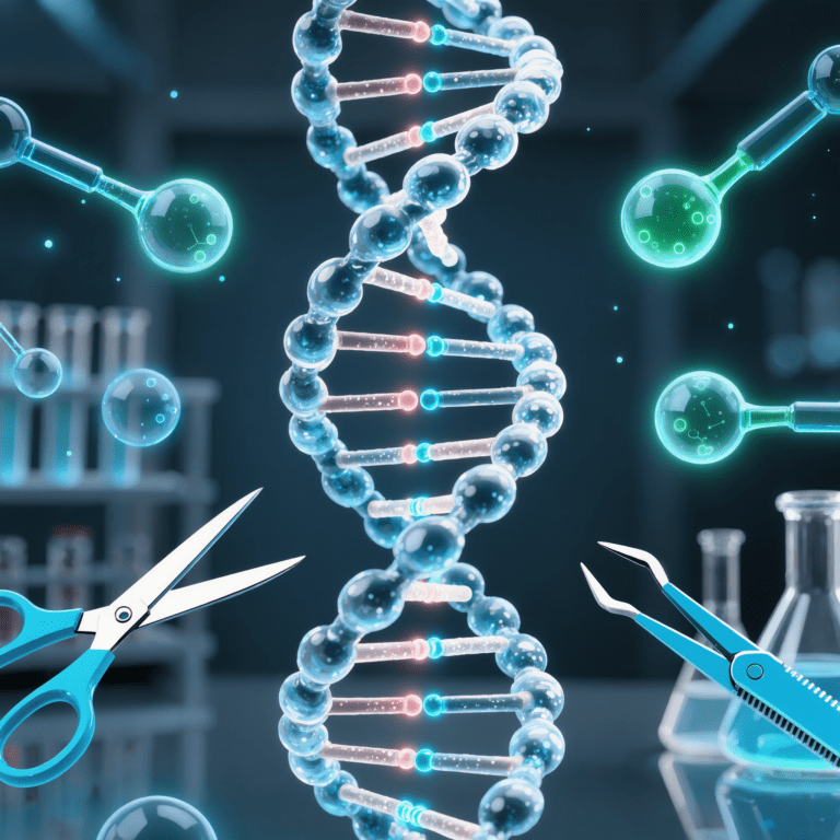 DNA modificato tramite terapia genica CRISPR