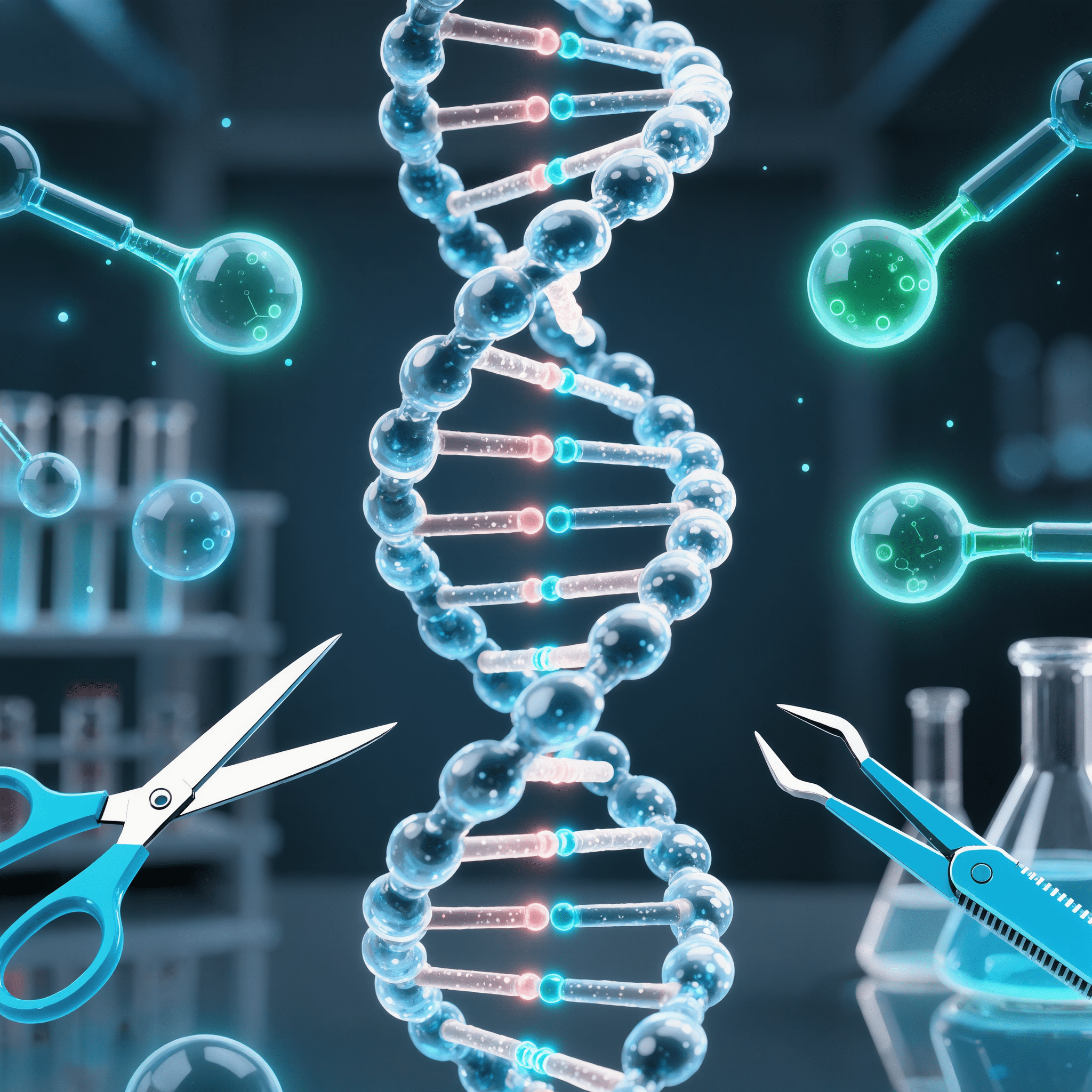 DNA modificato tramite terapia genica CRISPR