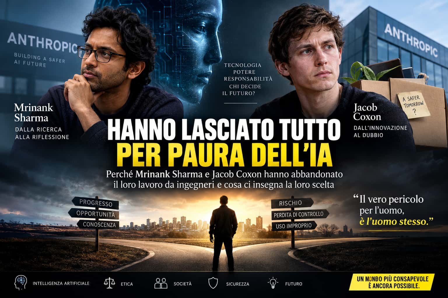 Quando chi costruisce l’Intelligenza Artificiale decide di fermarsi: il caso Sharma e Coxon