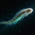 Creatura marina sconosciuta negli abissi oceanici