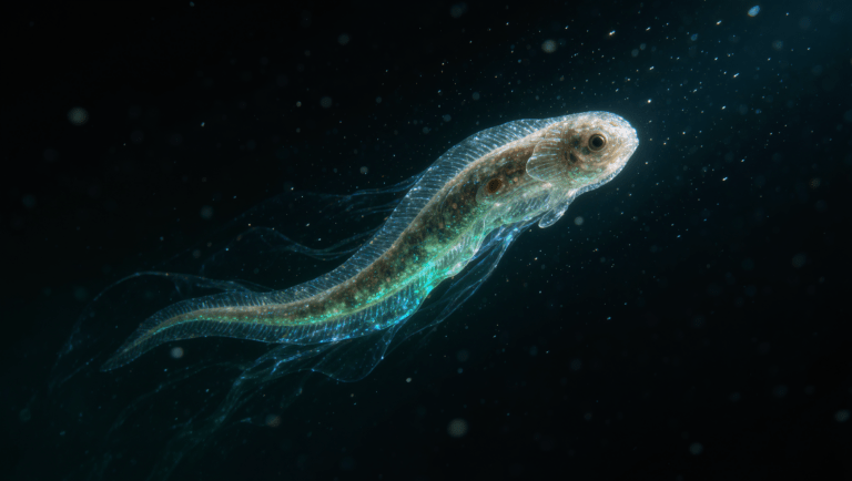 Creatura marina sconosciuta negli abissi oceanici